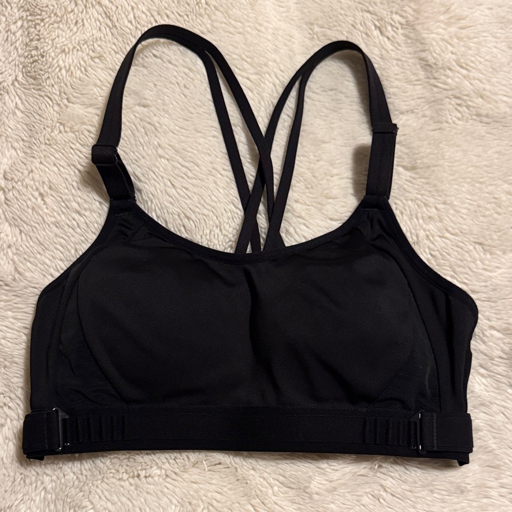 All in Motion Black Sports Bra